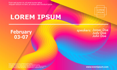 Liquid color shape. Fluid background. Vector.