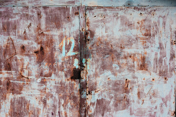 Abstract, rusty, iron, aluminum, metallic,  background