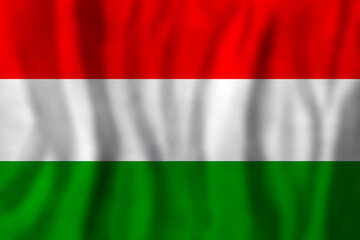 Hungary flag background. Travel or Business Concept