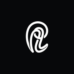 Simple Letter R lines for company