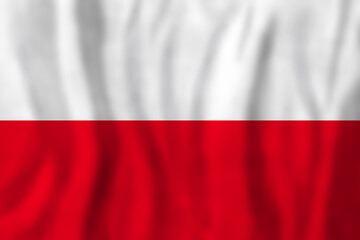 Poland flag background. Travel and learn polish language concept