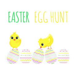 Cute Chicken bird set. Hen sitting on eggs in hen-coop illustration set of domestic birds in hen-house. Happy Easter. Elements isolated on white background. EPS10