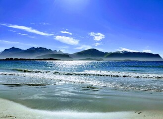 beach and sea