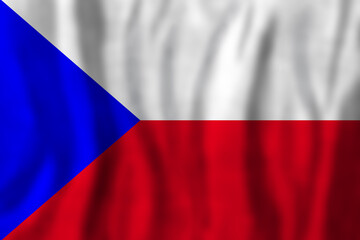 Travel concept with Czech Republic flag Background. Education and business