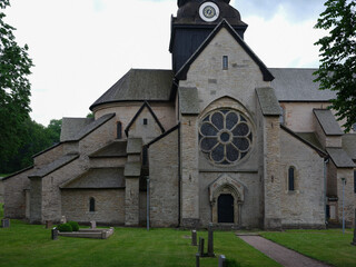 Exterior of the abbey at Varnhem, Sweden