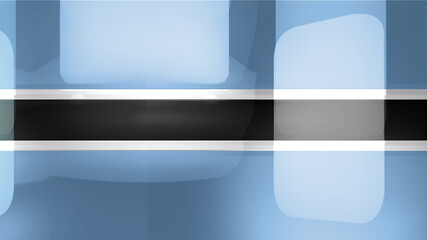 Obraz premium 3D intro illustration intro representation of the flag and country of Botswana