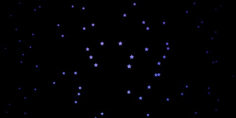 Dark Pink, Blue vector layout with bright stars. Decorative illustration with stars on abstract template. Pattern for new year ad, booklets.