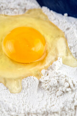 flour and eggs