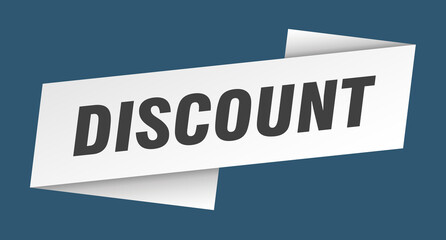 discount banner template. discount ribbon label sign