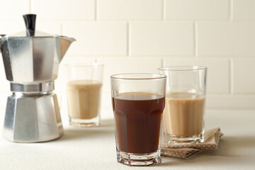 coffee maker and cup