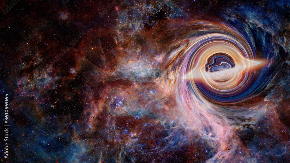 Canvas Prints black hole in space. elements of this image furnished by nasa