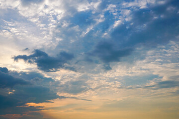 Fototapeta premium Wolkenhimmel