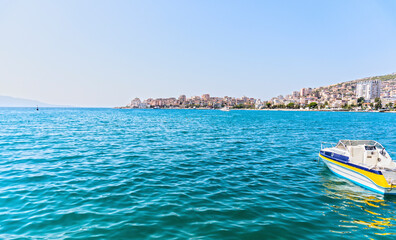 Obraz premium Ionian sea at Albania - Saranda resort 