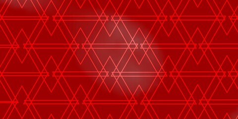 Light Red vector texture with triangular style. Abstract gradient illustration with triangles. Design for your promotions.