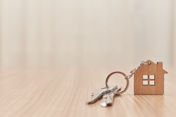 keys with keychain, real estate world