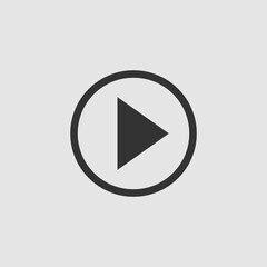 Play icon flat
