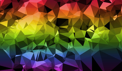 Obraz premium Hintergrund Metall Regenbogen Metallisch