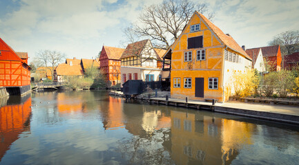 the old town in aarhus denmark