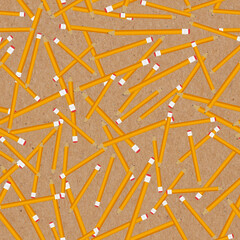 Illustration yellow 2B pencil background that is repeat