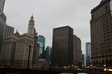 Obraz premium Tall buildings in Chicago