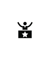 success man icon,vector best flat icon.