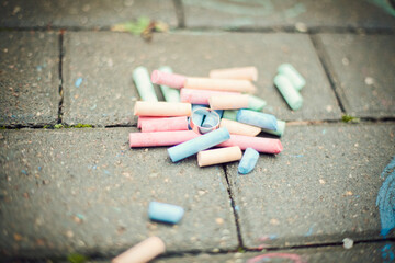 wedding ring on school chalks