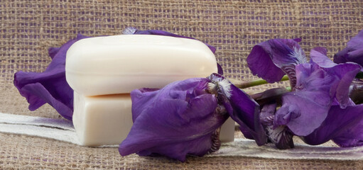 soap on linen cloth