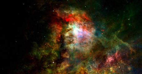 Nebula space. Elements of this image furnished by NASA
