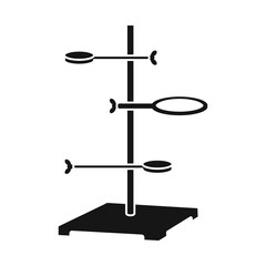 Vector illustration of equipment and lab icon. Graphic of equipment and biotechnology vector icon for stock.