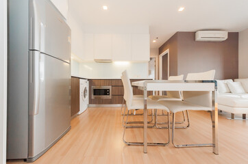 Modern, bright, clean, kitchen interior 