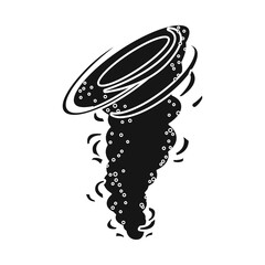 Isolated object of tornado and wind sign. Web element of tornado and air vector icon for stock.