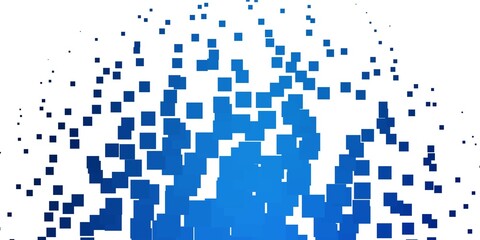 Light BLUE vector texture in rectangular style. New abstract illustration with rectangular shapes. Pattern for business booklets, leaflets