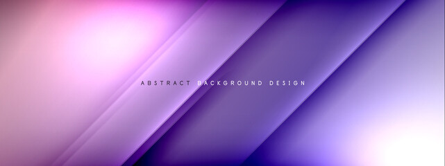 Fototapeta premium Motion concept neon shiny lines on liquid color gradients abstract backgrounds. Dynamic shadows and lights templates for text