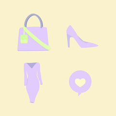 icons, vector, illustrations, for store, shopping