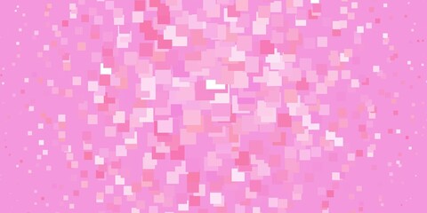 Light Pink vector background in polygonal style. New abstract illustration with rectangular shapes. Pattern for websites, landing pages.