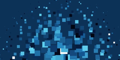 Light BLUE vector texture in rectangular style. New abstract illustration with rectangular shapes. Design for your business promotion.