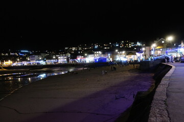 Nighttime in St. Ives, UK