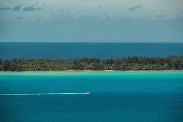 beautiful luxury resort on tropical island