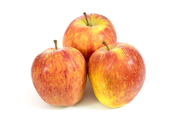 pommes isolé sur un fond blanc