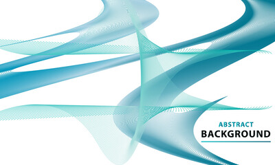 abstract blue wave background