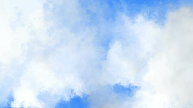 Deep in the Realistic sky and clouds for your logo or intro video, Full HD