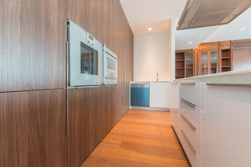 Modern, bright, clean, kitchen interior 