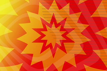 Fototapeta na wymiar abstract, orange, yellow, pattern, wallpaper, illustration, design, light, red, texture, color, bright, graphic, colorful, art, green, sun, waves, gradient, wave, backdrop, backgrounds