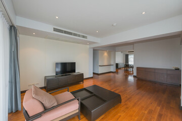 Modern bright flat interior design