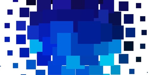 Light Pink, Blue vector template in rectangles. Modern design with rectangles in abstract style. Pattern for commercials, ads.
