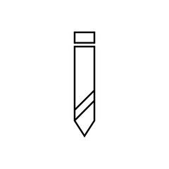 Tie Icon Vector Illustration in Trendy Flat Design