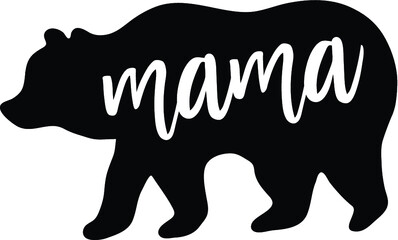Mama Bear Vector