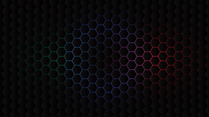 Abstract technology background hexagons concept innovation background vector illustration
