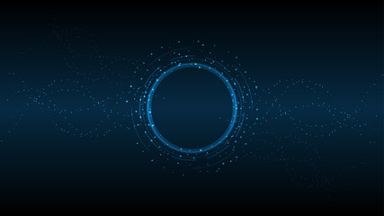 Abstract technology background Hi-tech communication concept innovation background vector illustration
