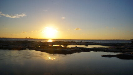Sunset in Botany Bay beach, Sydney